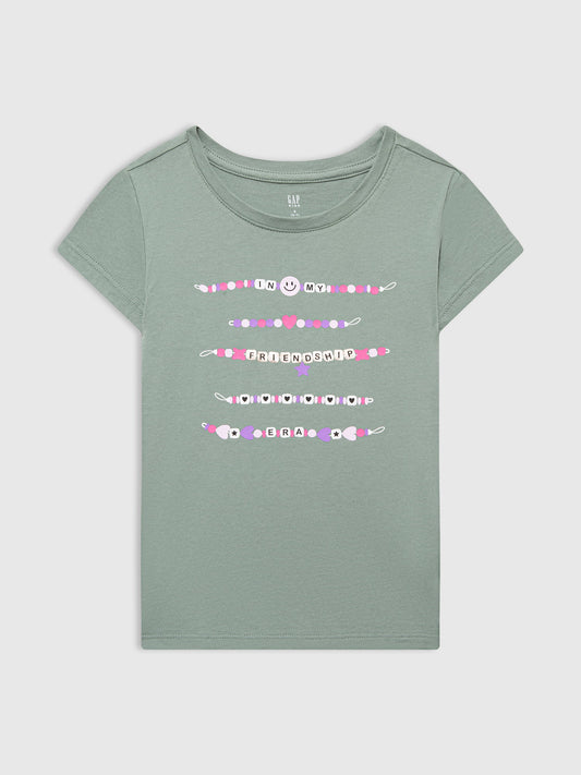 Yeşil Gap Logo T-shirt