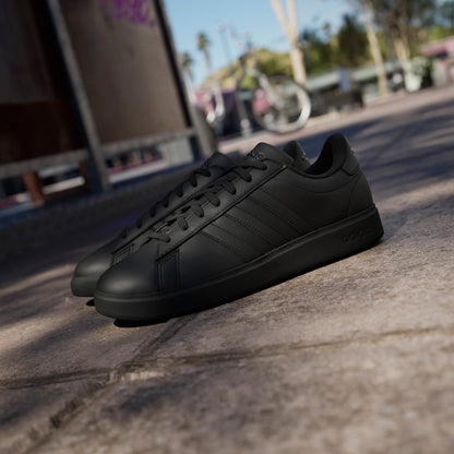 Adidas Grand Court Cloudfoam Comfort Erkek Siyah Spor Ayakkabı
