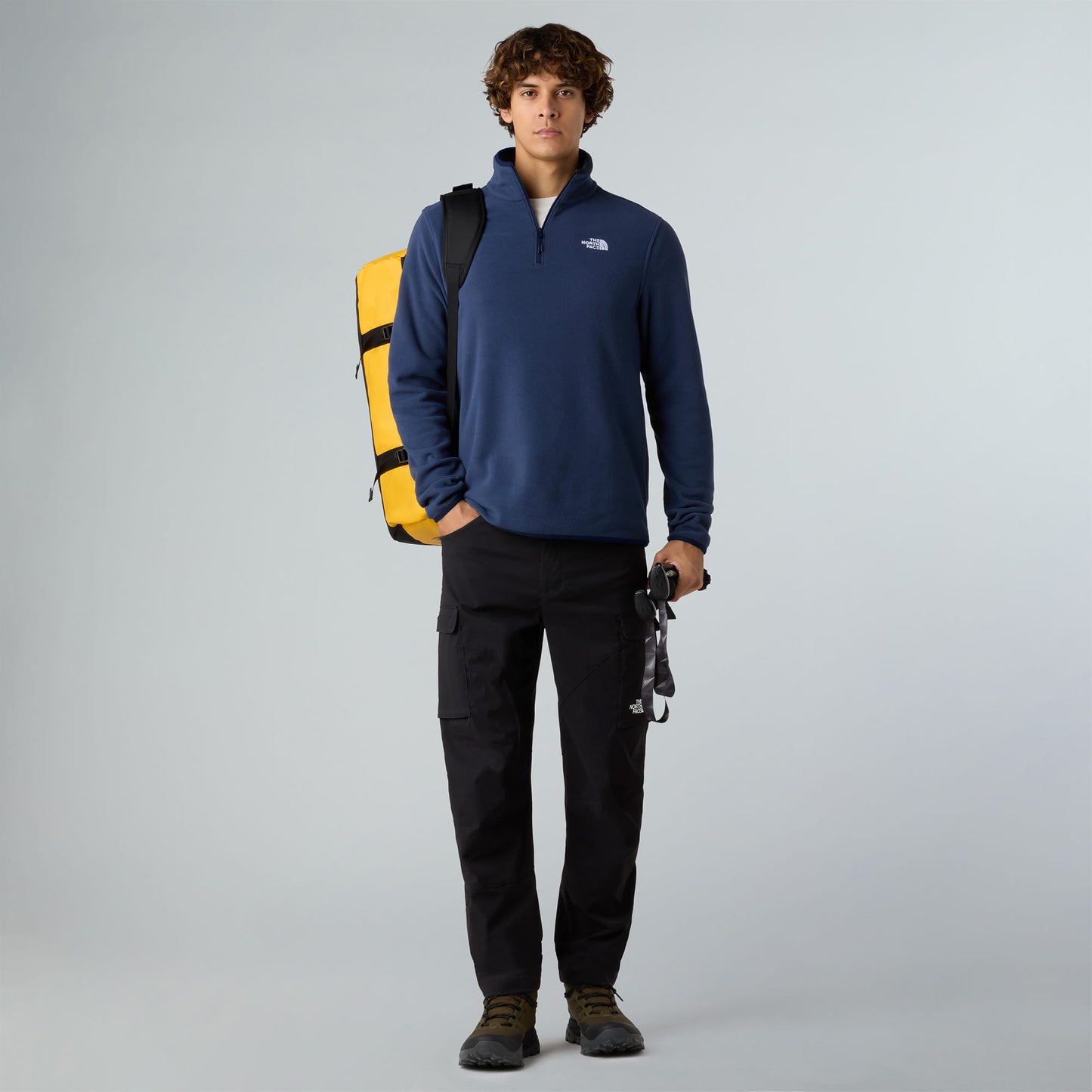 The North Face Glacier Fleece Fermuarlı Lacivert Polar Üst