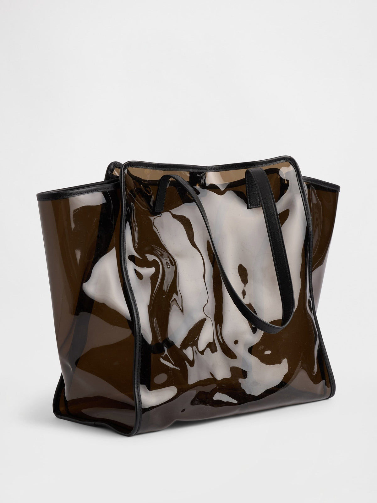 Kahverengi Jelly Tote Çanta