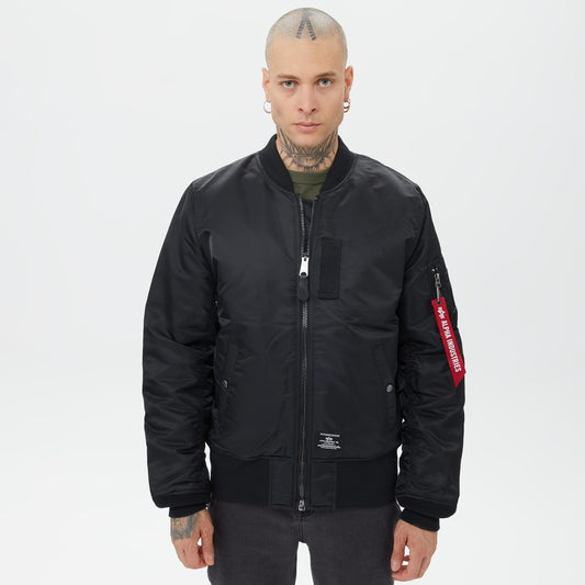 Alpha Industries Ma-1 Mod Flight Erkek Siyah Ceket