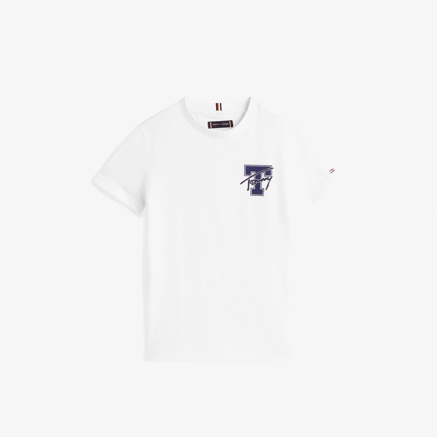 Tommy Hilfiger Varsity Graphic Çocuk Beyaz T-shirt