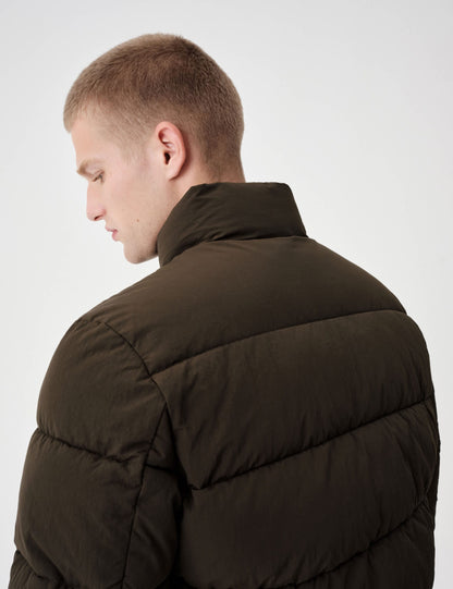 Thermowarmth™ Dik Yakalı Kapitone Şişme Mont