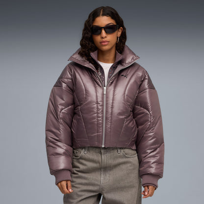 Puma Dare To Puffer Kadın Bordo Ceket