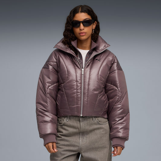 Puma Dare To Puffer Kadın Bordo Ceket
