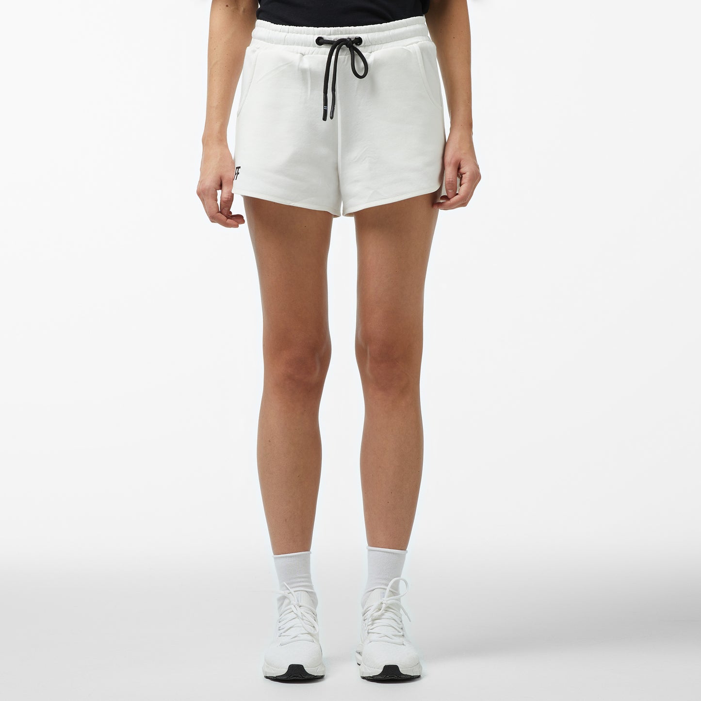 Forfun Ff High Waisted Kadın Beyaz Şort