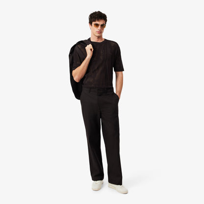 Lacoste Relaxed Fit Erkek Kahverengi Triko