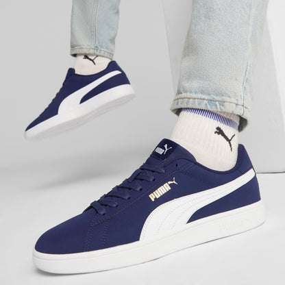 Puma Smash 3.0 Buck Erkek Lacivert Spor Ayakkabı