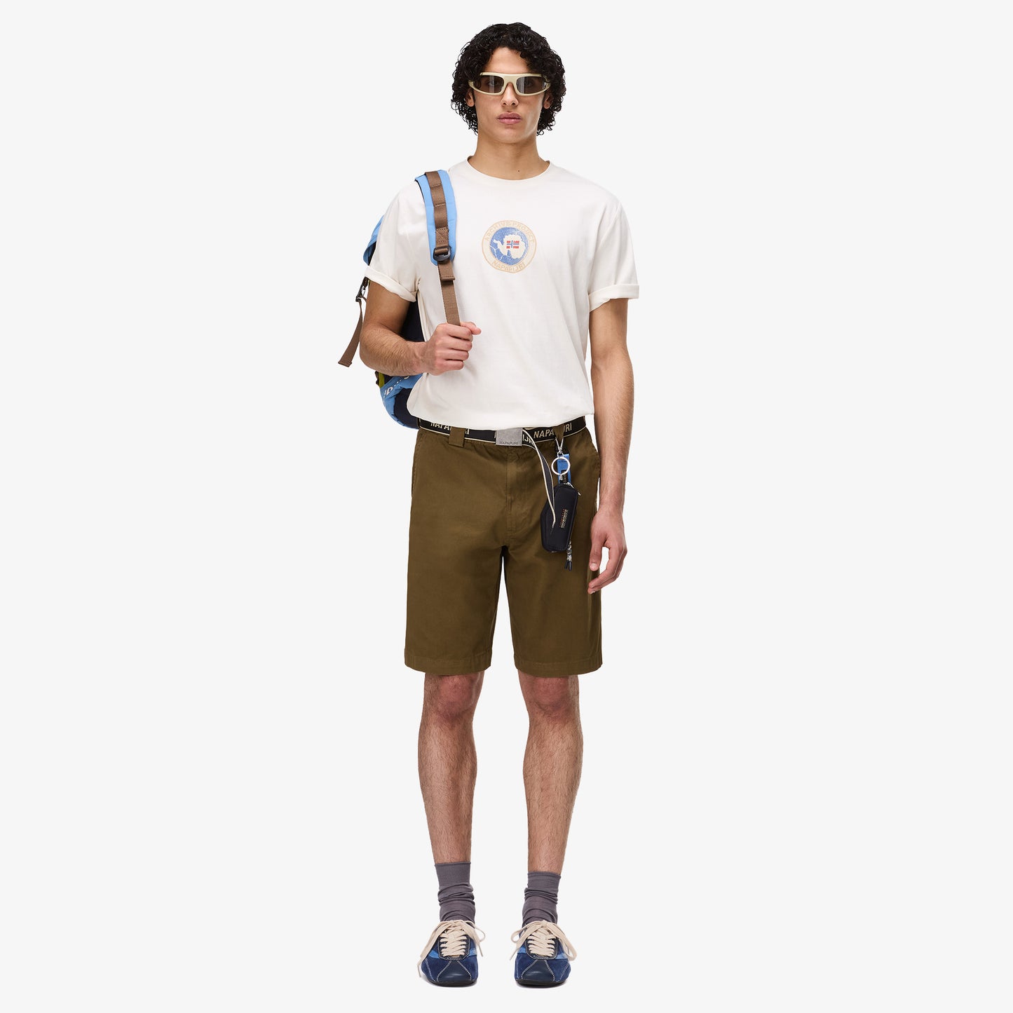 Napapijri S-phos Erkek Beyaz T-shirt