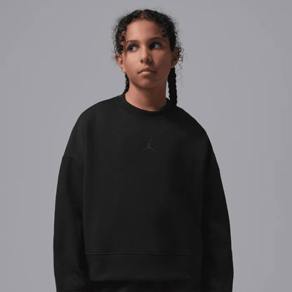 Jordan Perform Sport Dri Fit Crew Çocuk Siyah Eşofman Üstü