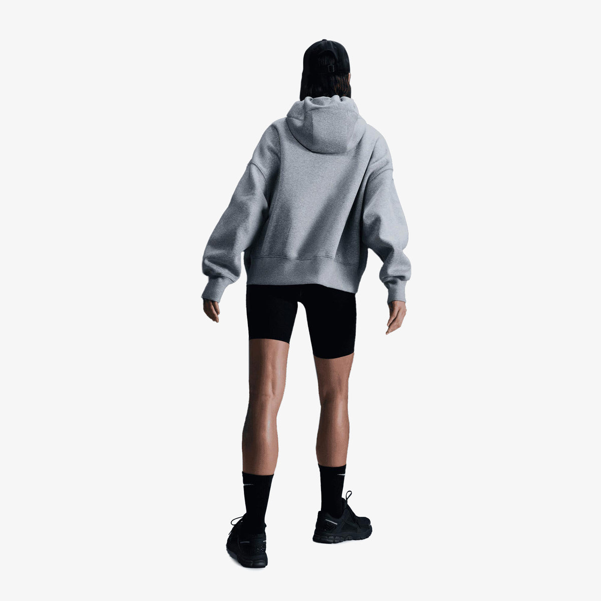 Nike Sportswear Phoenix Fleece Oversize Kadın Gri Hoodie
