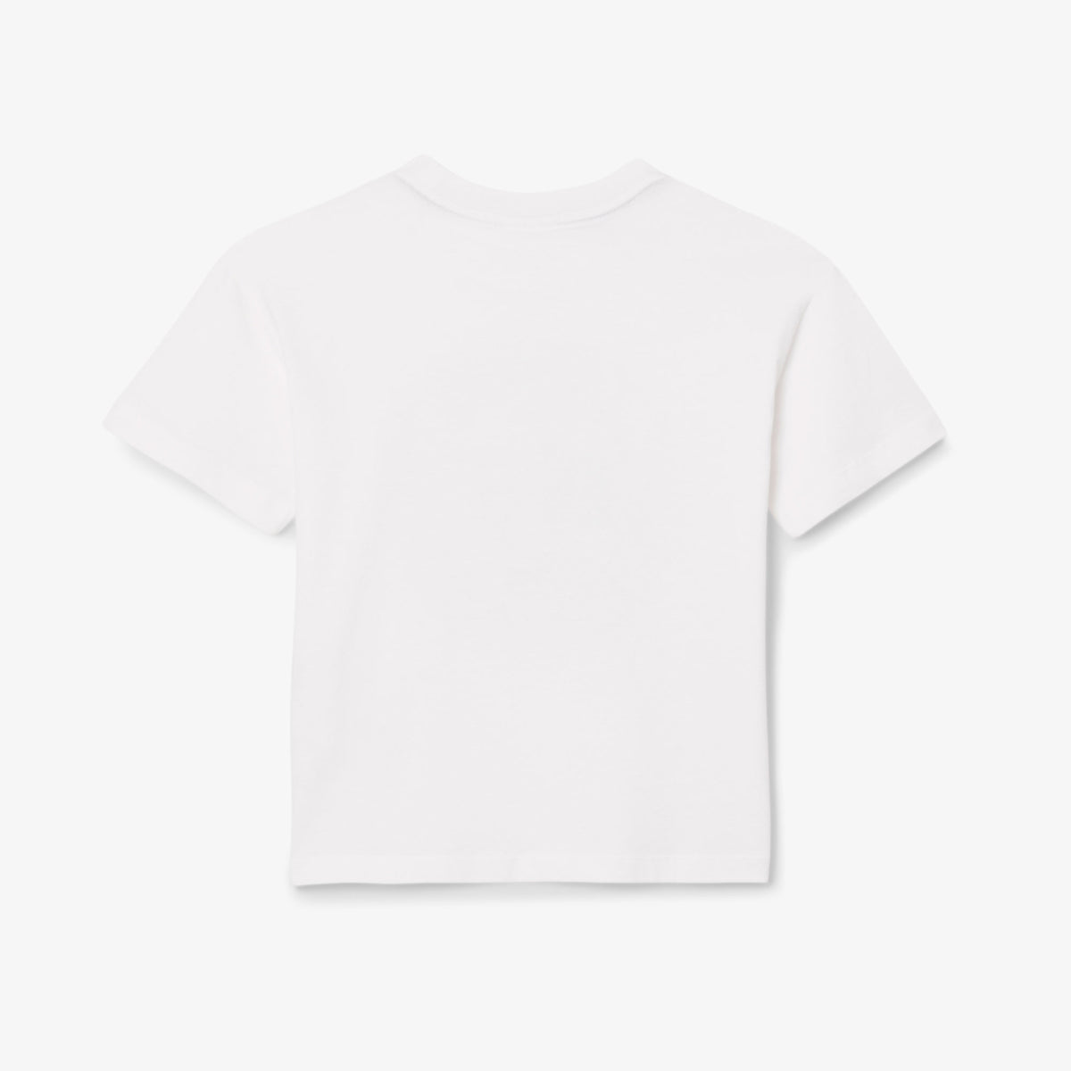 Lacoste Çocuk Bisiklet Yaka Baskılı Beyaz T-shirt