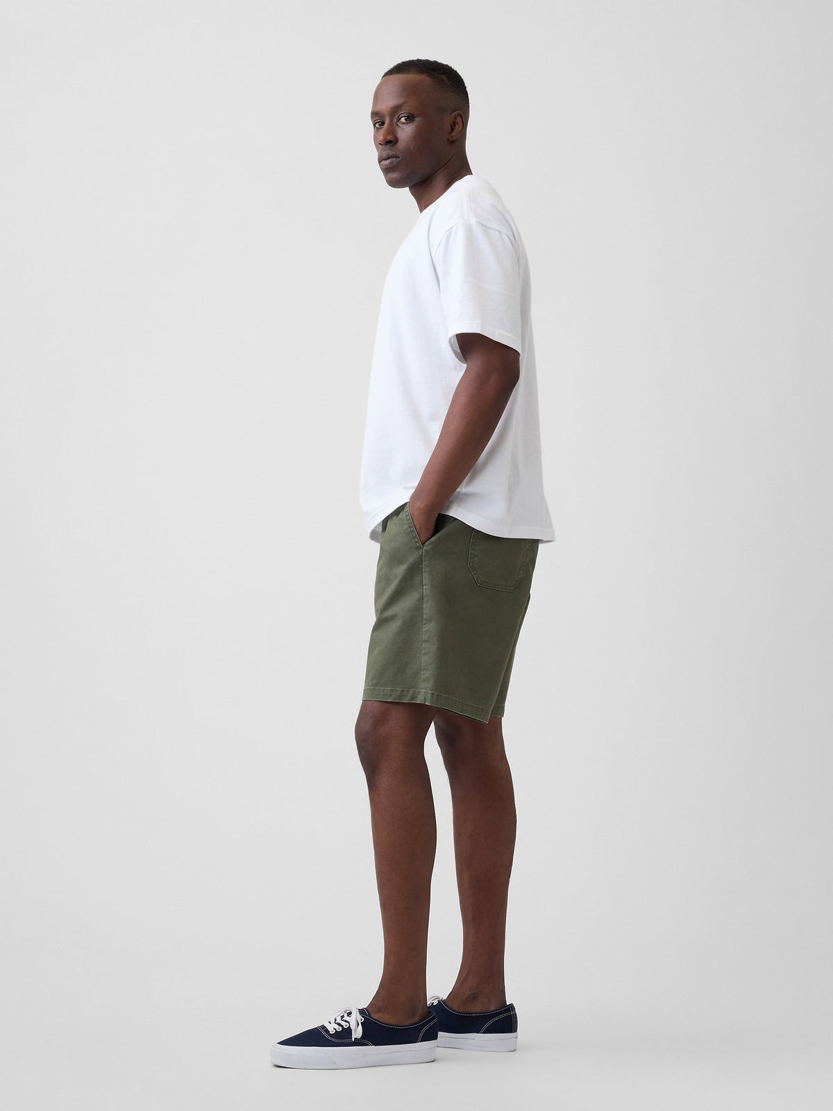 Yeşil 7 Essential Pull-on Khaki Şort