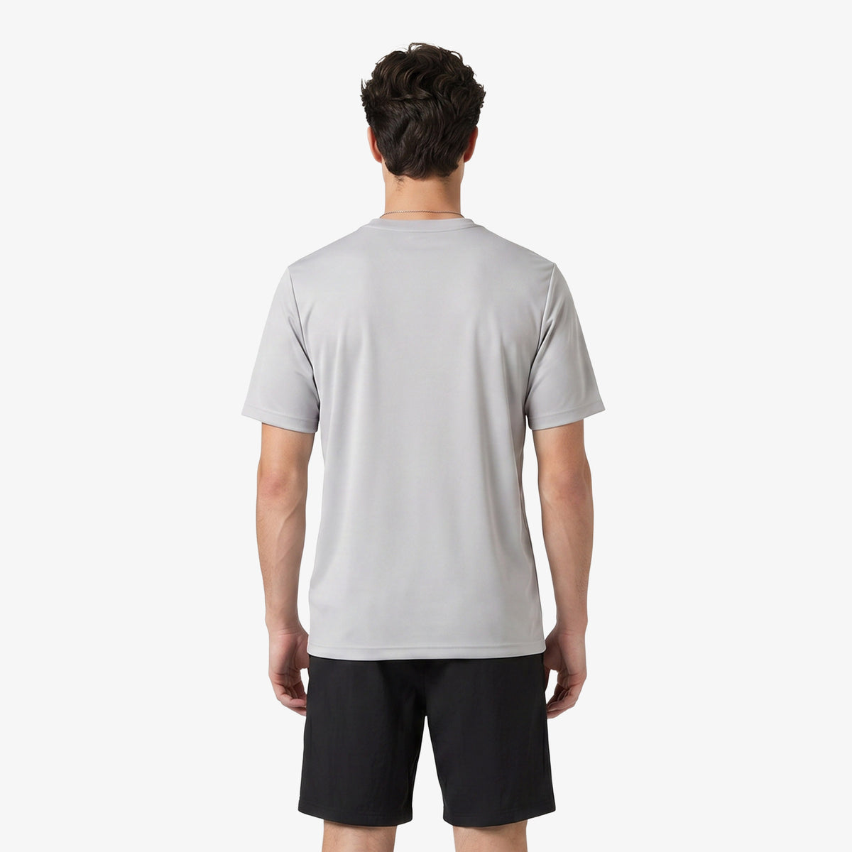 Puma Essentials Small Logo Poly Erkek Gri T-shirt