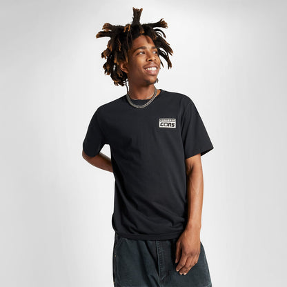 Converse Cons Graphic Erkek Siyah T-shirt