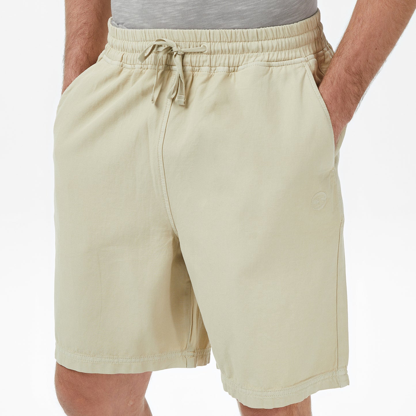 United4 Regular Fit Erkek Krem Şort