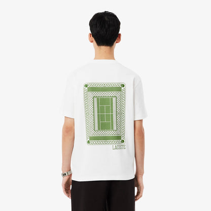 Lacoste Classic Fit Erkek Beyaz T-shirt