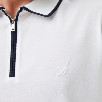 Nautica Erkek Beyaz Regular Fit Polo Yaka T-shirt