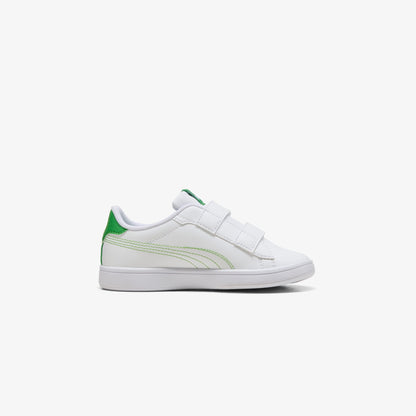 Puma Smash 3.0 Dino V Çocuk Beyaz Spor Ayakkabı