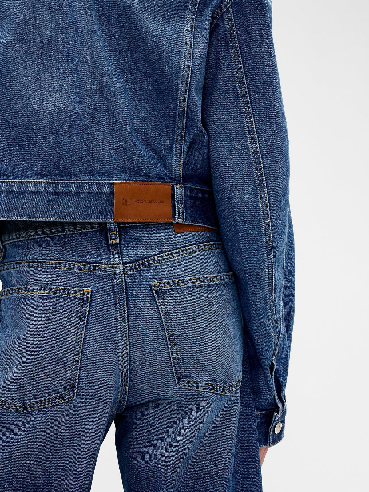 Mavi Gap × Victoria Beckham Relaxed Crop Denim Ceket