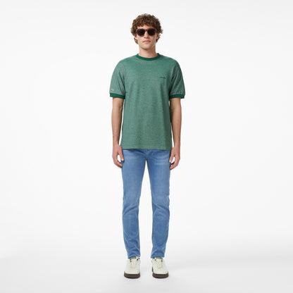 Lacoste Erkek Relaxed Fit Bisiklet Yaka Yeşil T-shirt