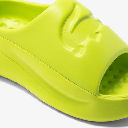 Lacoste Croco 3.0 Kadın Yeşil Terlik