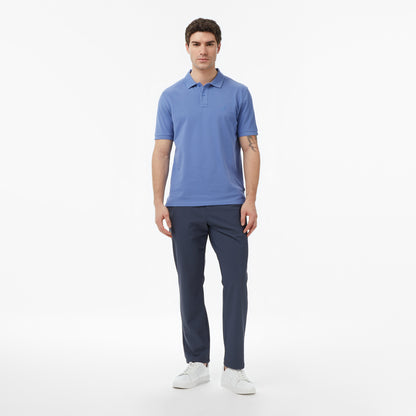 Nautica Erkek Mavi Regular Fit Polo Yaka T-shirt