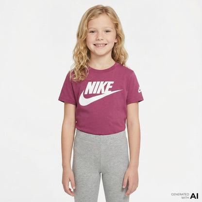 Nike Futura Evergreen Çocuk Mor T-shirt