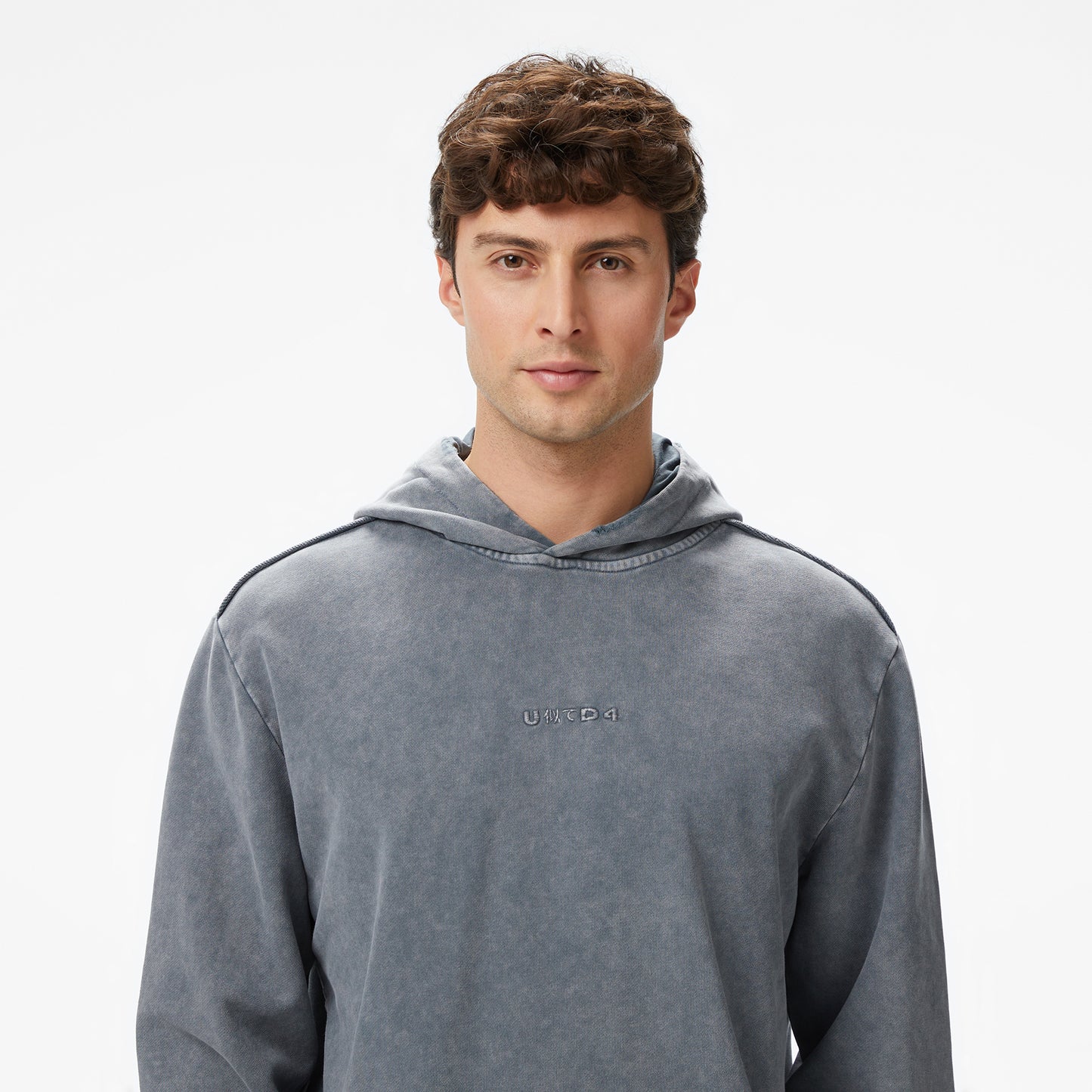 United4 Erkek Gri Sweatshirt