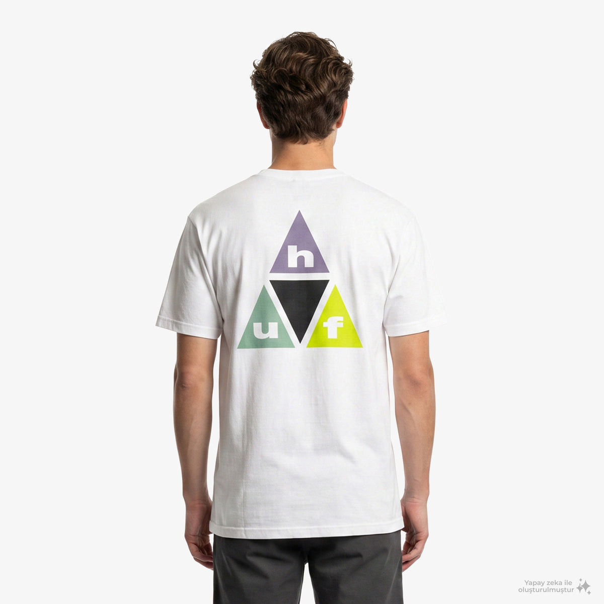 Huf Prism Tt Erkek Beyaz T-shirt