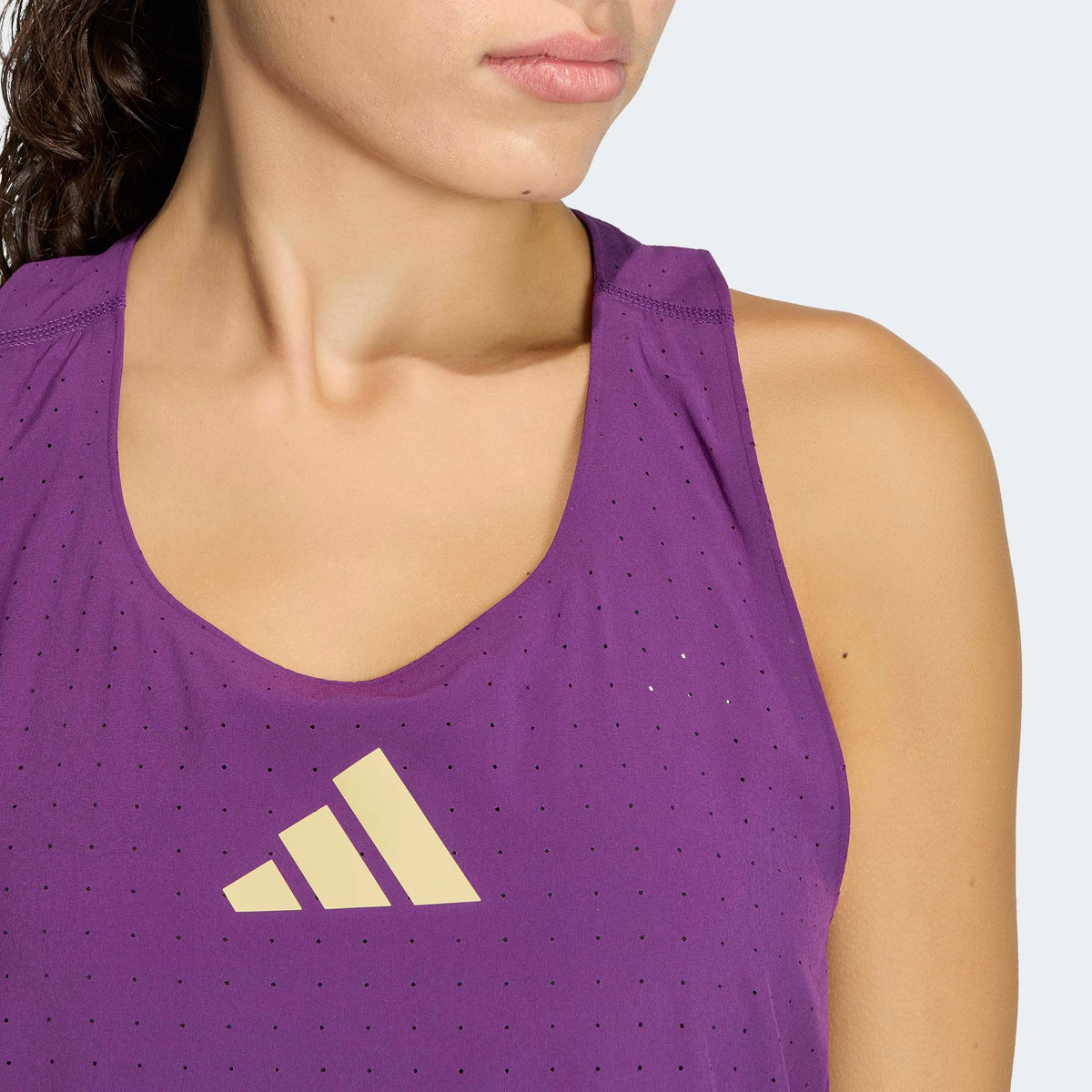 Adidas Adizero Road To Records Kadın Mor Koşu Atleti