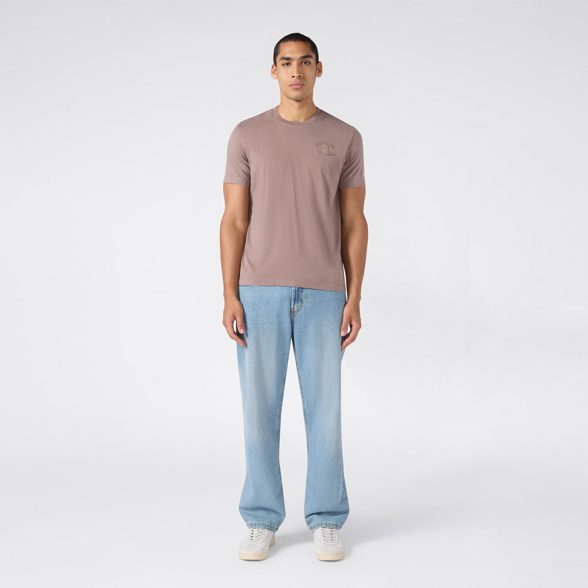 Champion Ss Erkek Mor T-shirt