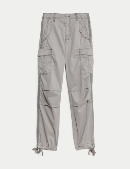 Lyocell™ Straight Leg Kargo Pantolon