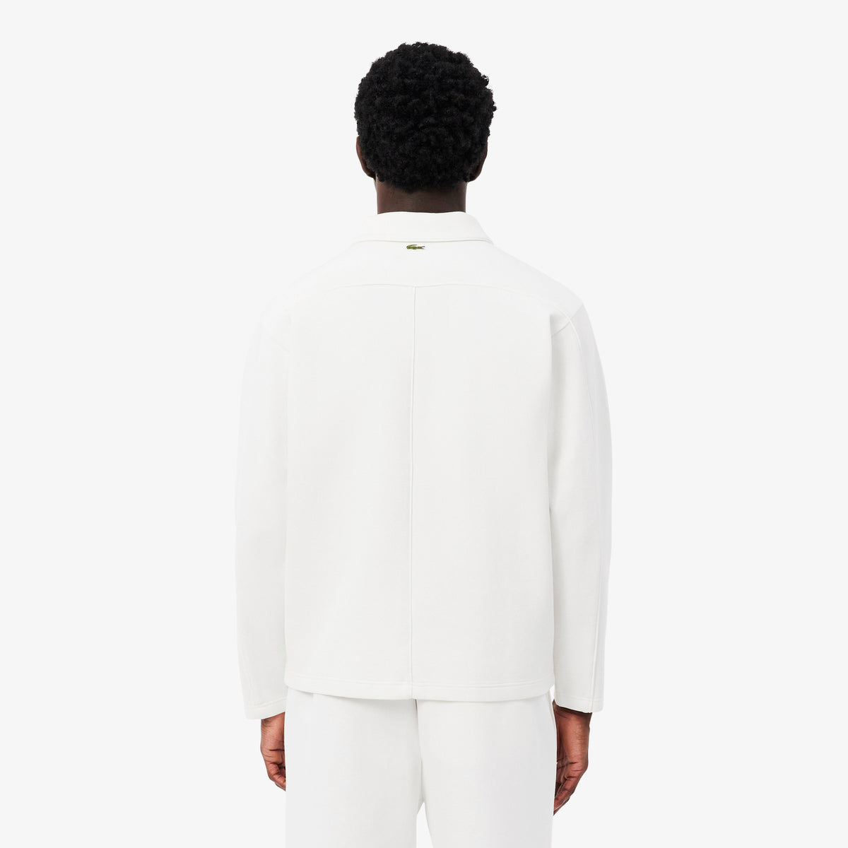 Lacoste X Novak Djokovic The Goat Erkek Beyaz Sweatshirt