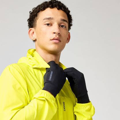 Brooks Dash Midweight Glove Unisex Siyah Eldiven