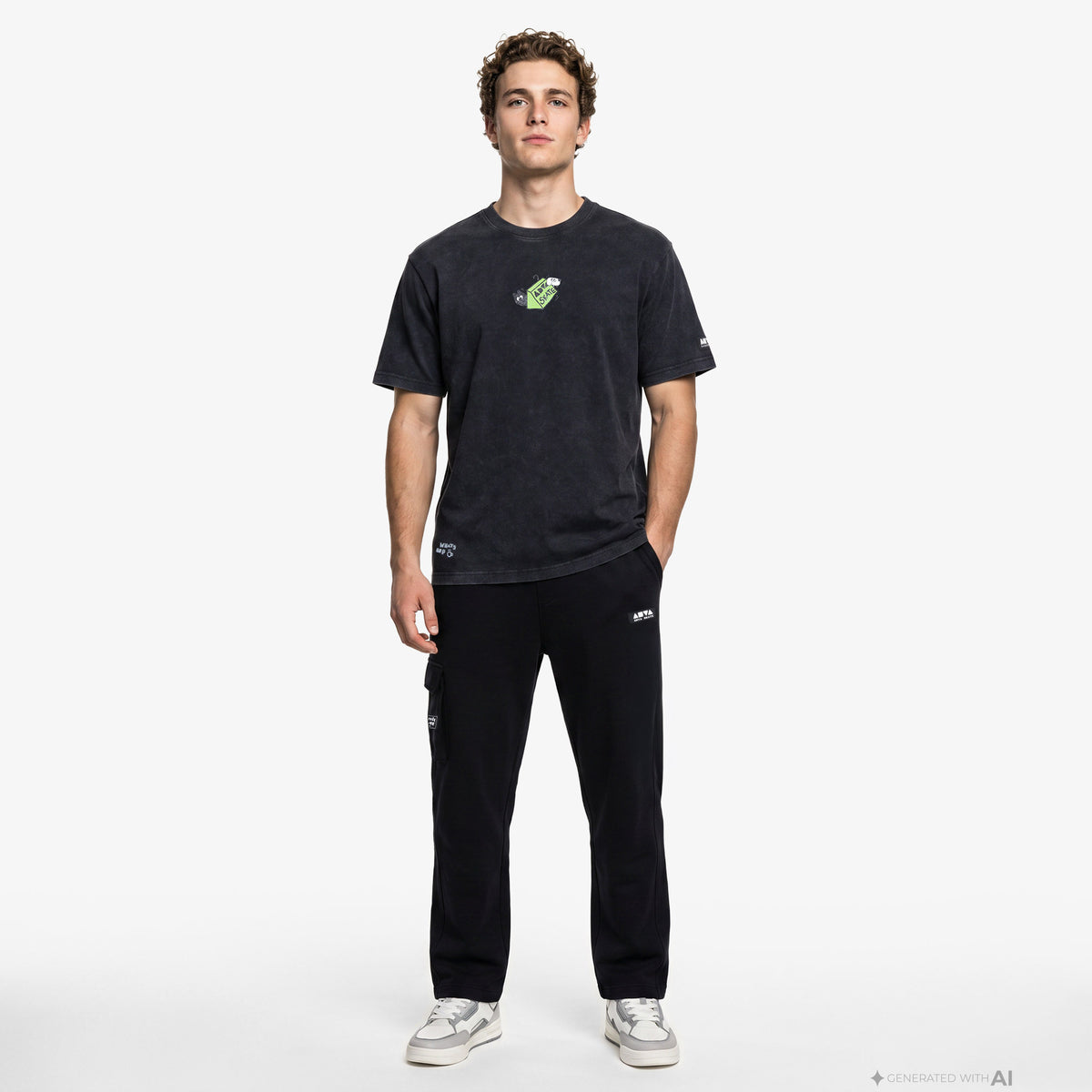 Anta Diary Of Skater Erkek Siyah T-shirt
