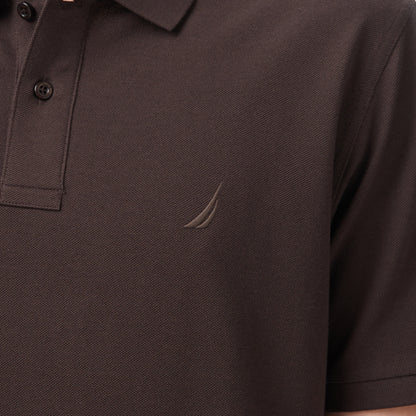 Nautica Erkek Kahverengi Regular Fit Polo Yaka T-shirt