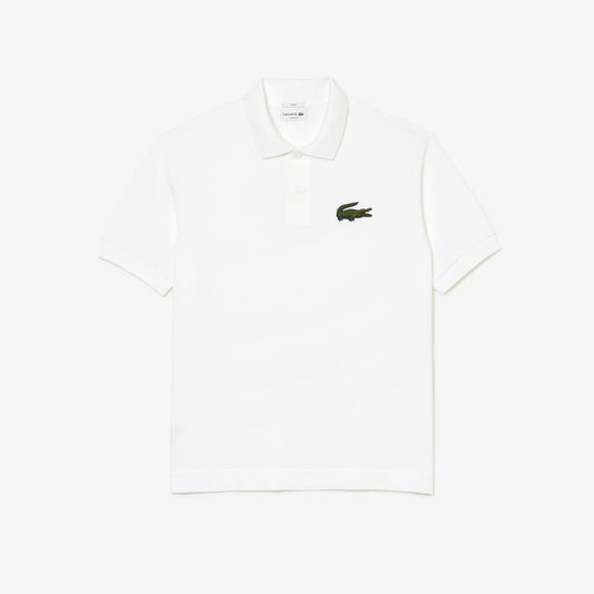 Lacoste Unisex Loose Fit Beyaz Polo