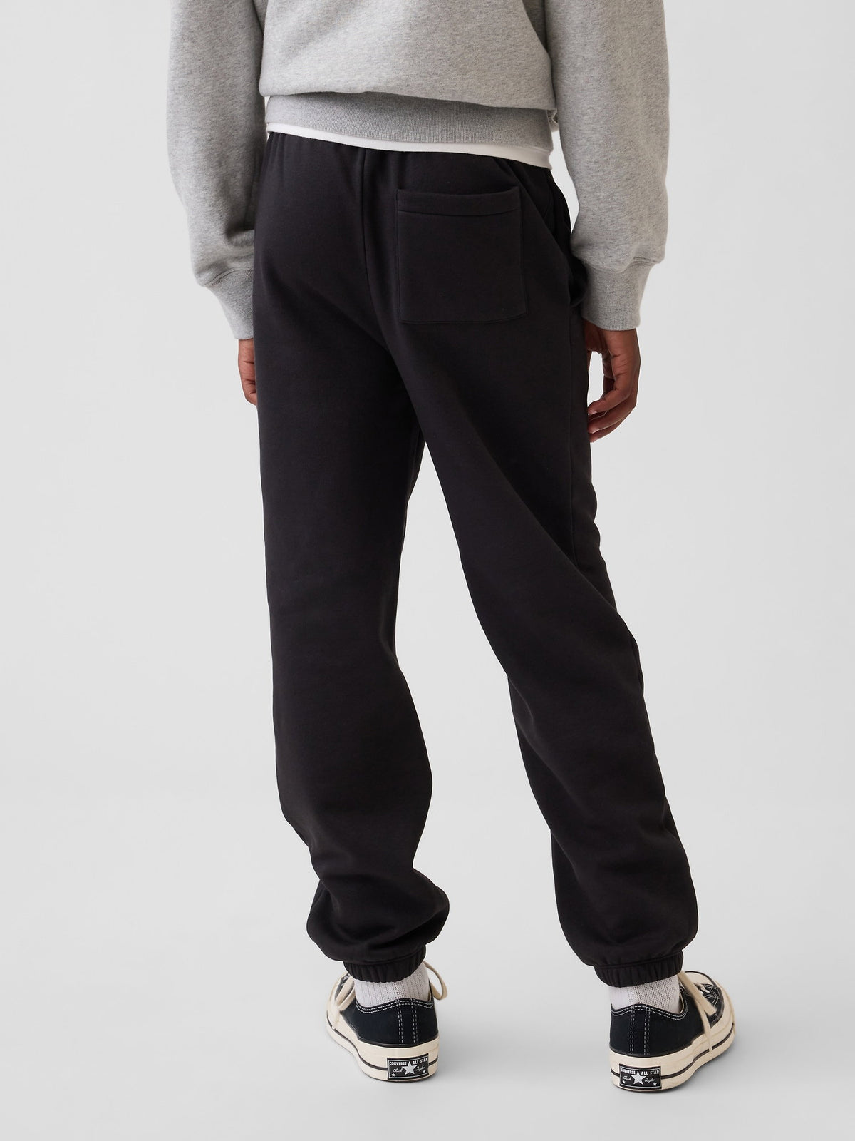 Siyah Vintagesoft Relaxed Logo Jogger Eşofman Altı