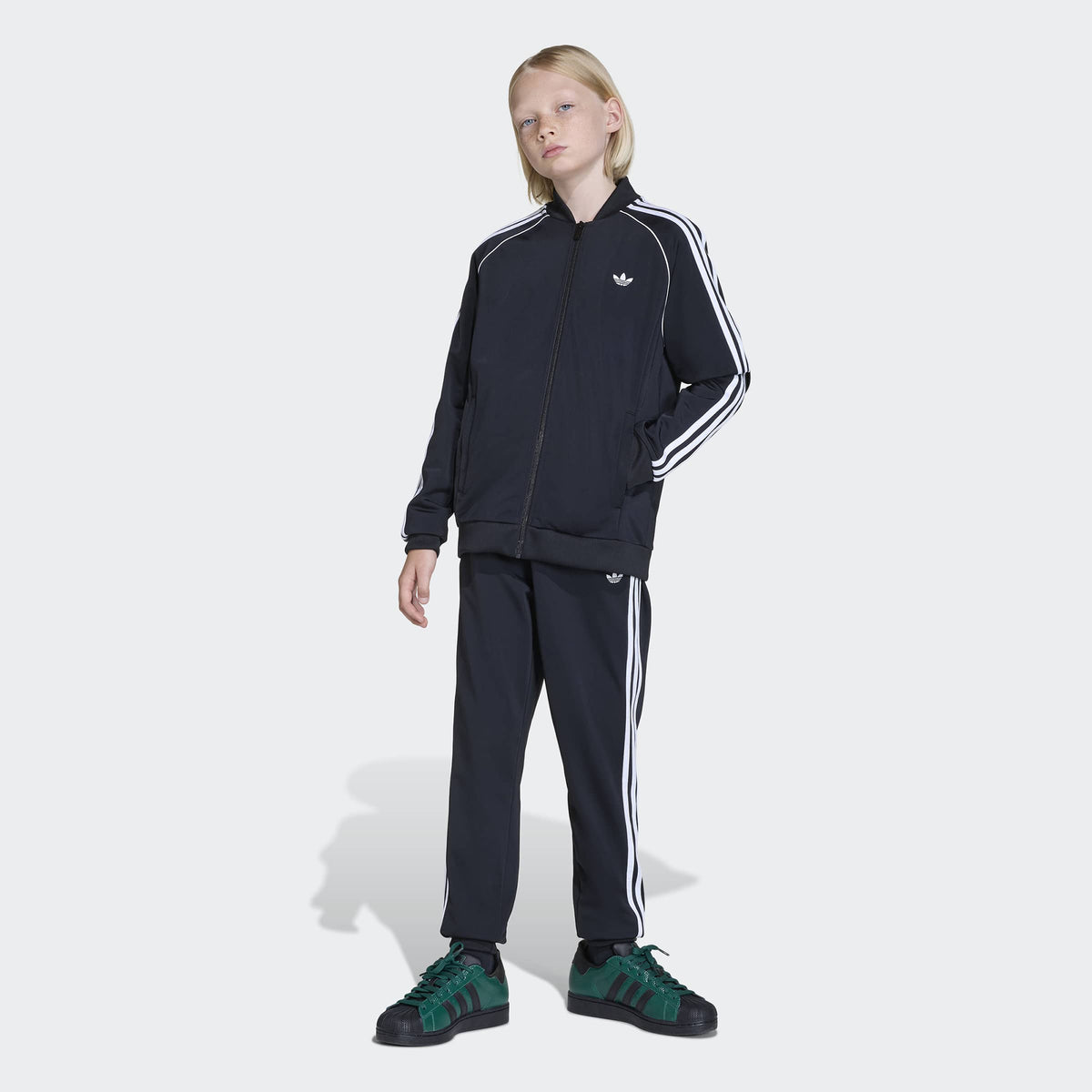 Adidas Superstar Track Track Top Çocuk Siyah Ceket