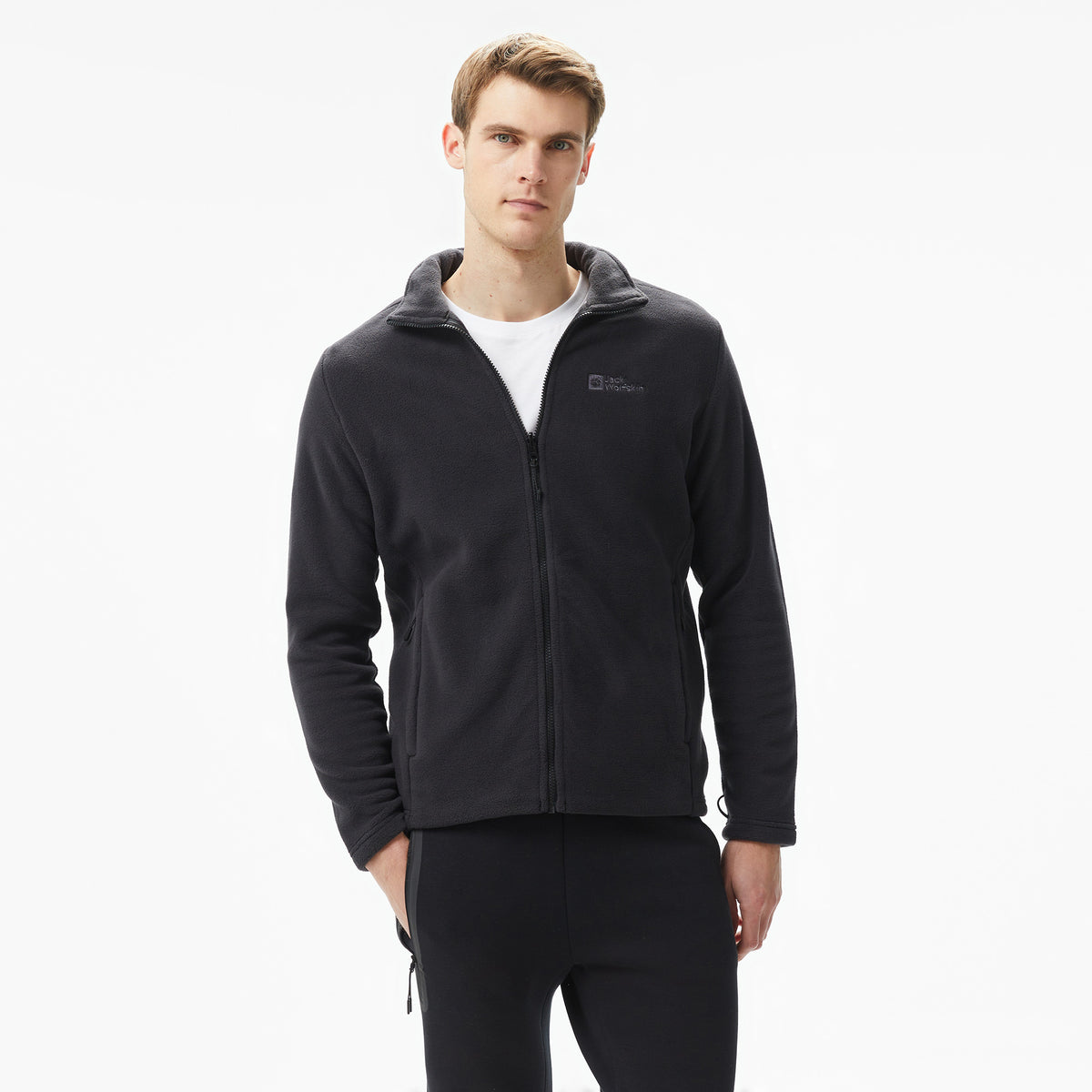 Jack Wolfskin Winterstein Fz Erkek Siyah Outdoor Polar