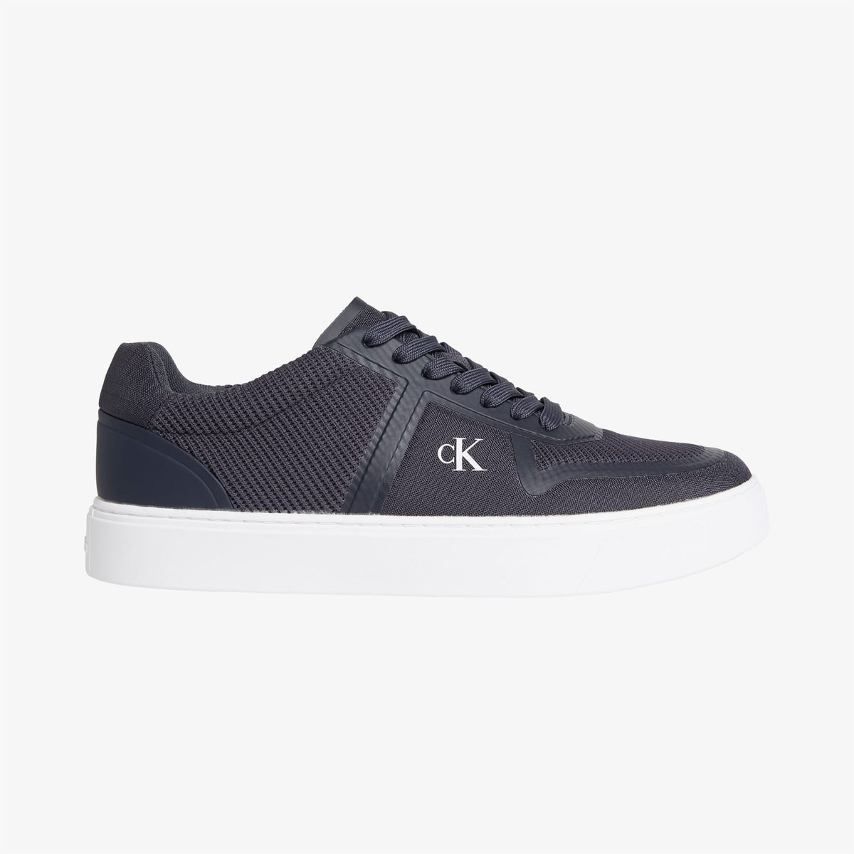 Calvin Klein Classic Cups Laceup Knit Erkek Siyah Sneaker
