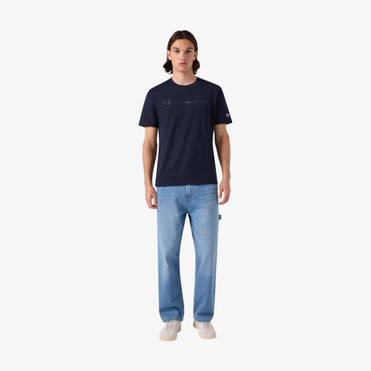 Champion Short Sleeve Erkek Lacivert T-shirt