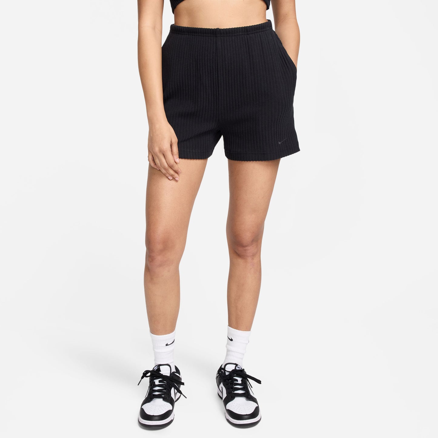 Nike Sportswear Chill Knit Kadın Siyah Şort