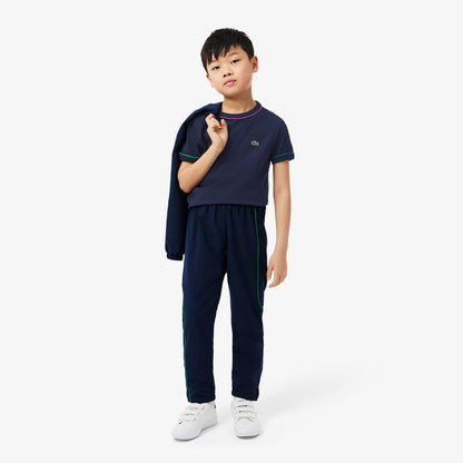 Lacoste Çocuk Bisiklet Yaka Lacivert T-shirt