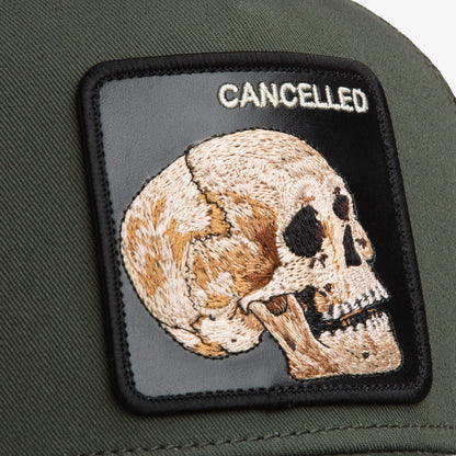 Goorin Bros The Cancelled Skull Unisex Yeşil Şapka
