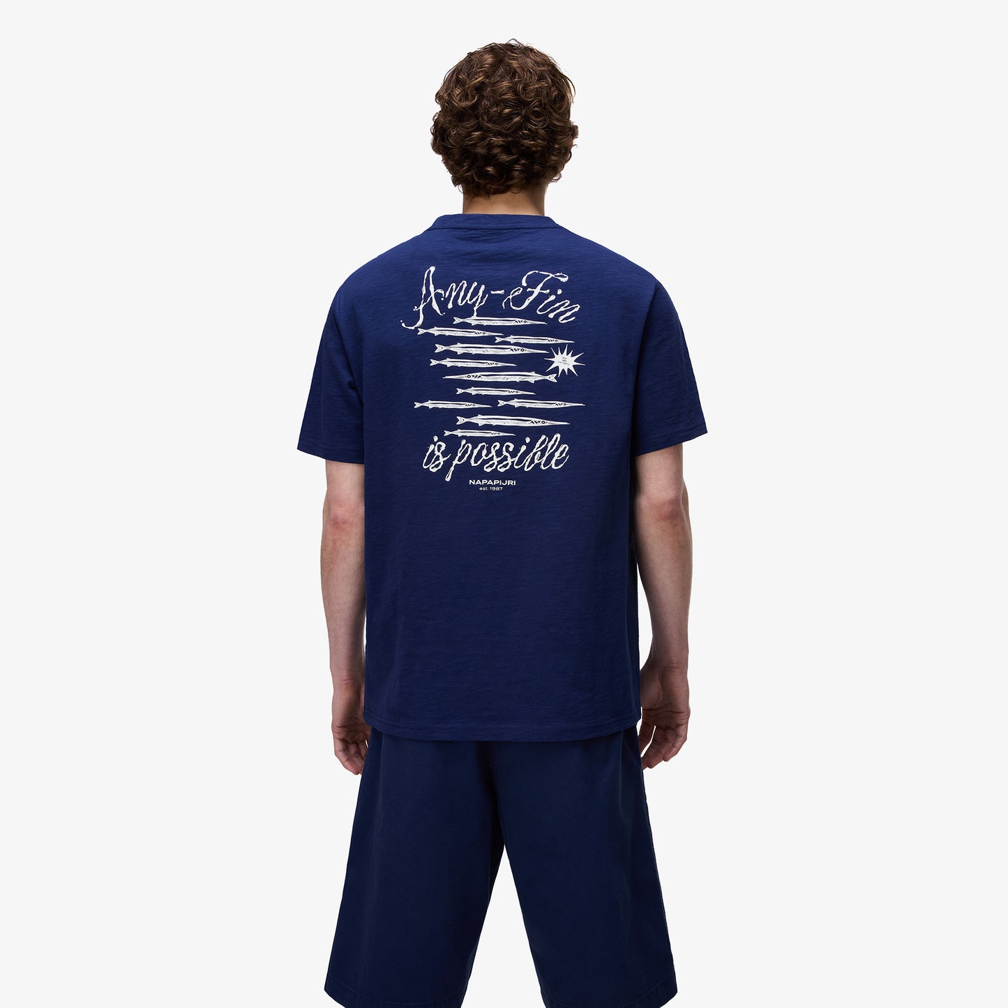 Napapijri S-elior Erkek Lacivert T-shirt