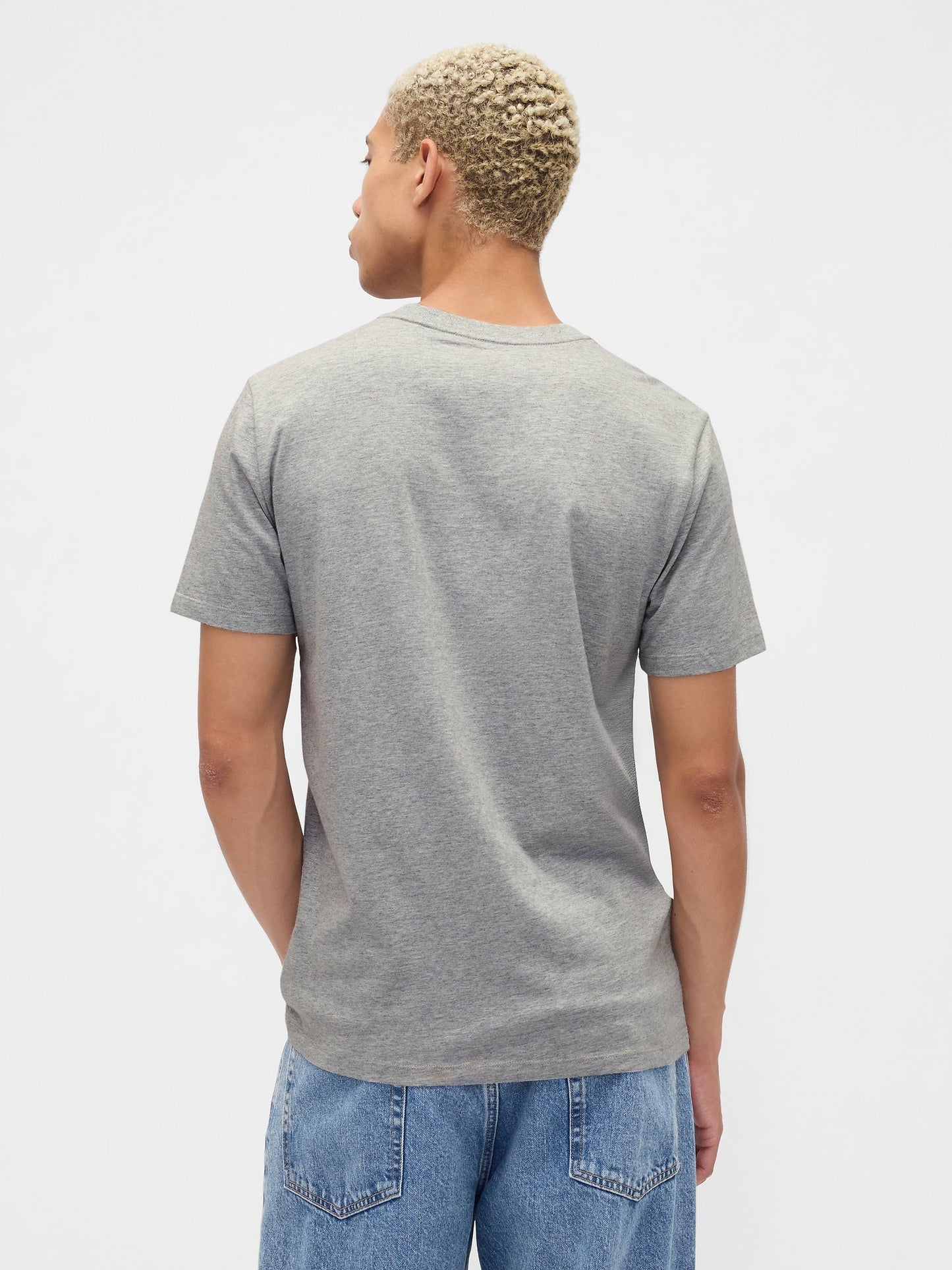 Gri Everyday Soft Gap Logo 2'li T-shirt Seti