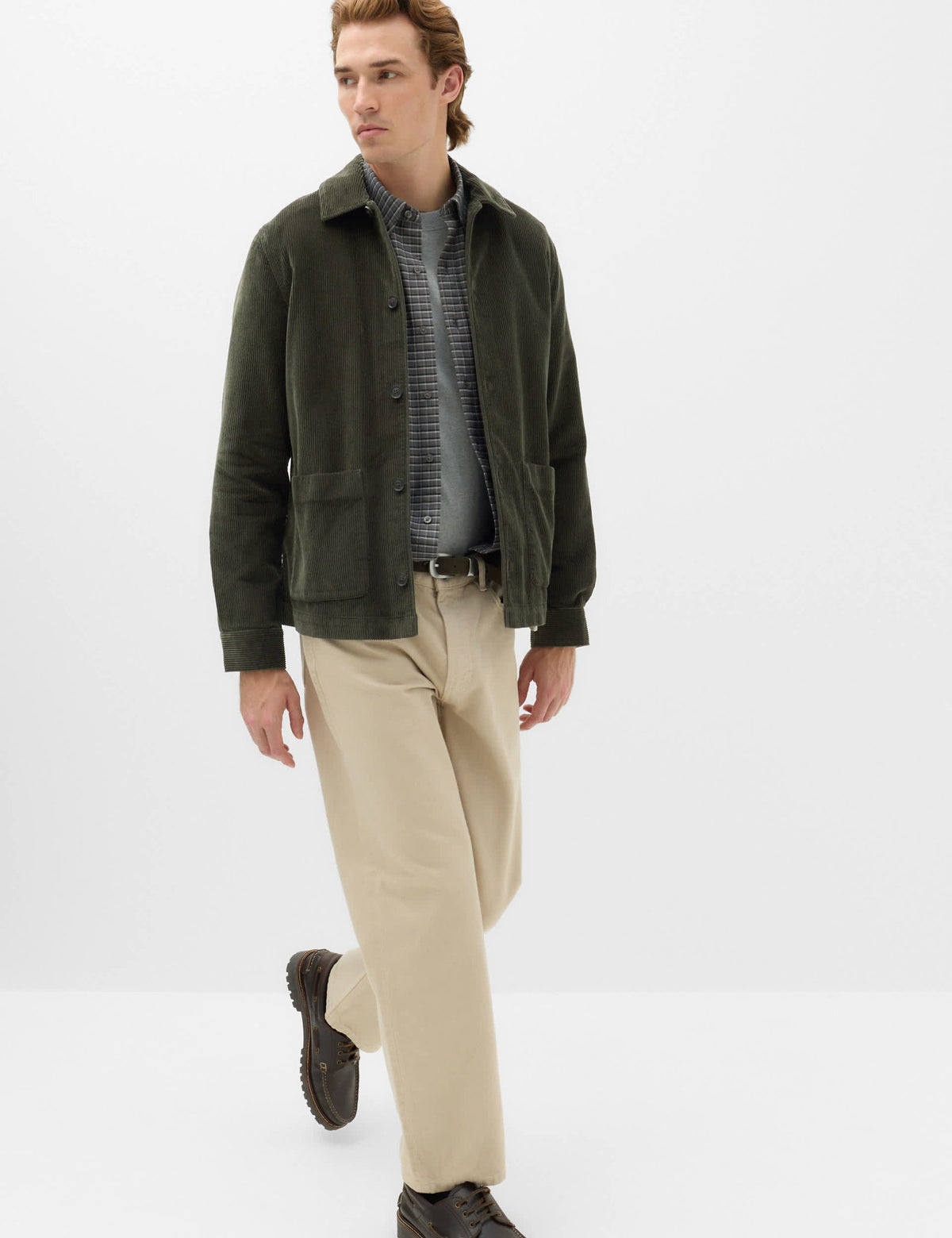 Saf Pamuk Kadife Overshirt Gömlek