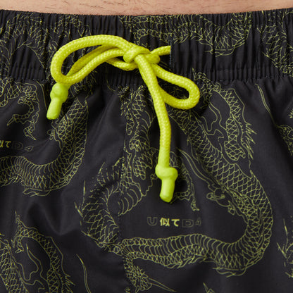 United4 Comfort Fit Erkek Siyah Deniz Şortu